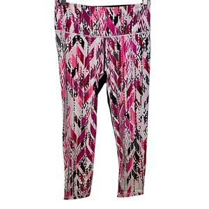 VICTORIA’S SECRET VSX KNOCKOUT CAPRI LEGGINGS, WOMENS, S/P, Pink, Black, Grey